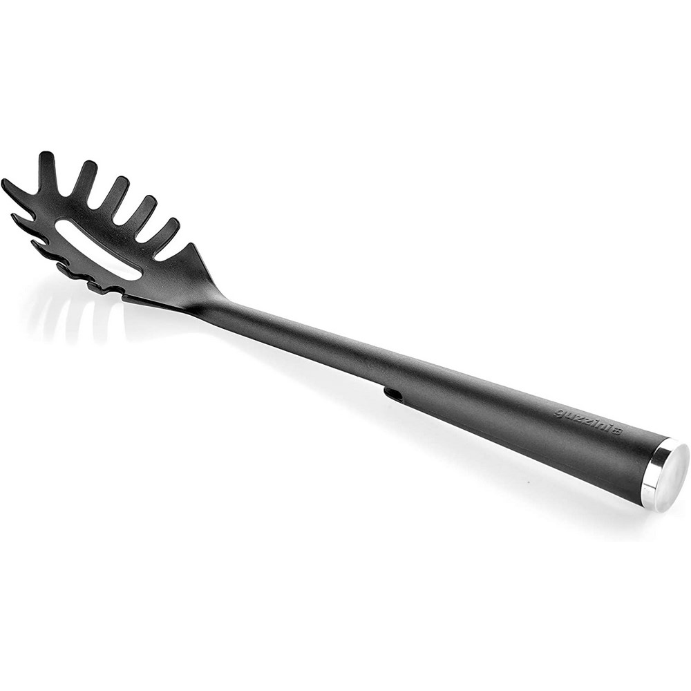 Acquista online Guzzini Cooking Set Non-Stick Ladles with Base, 19 x h35 cm, Black and Chrome Guzzini